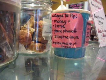 Clever Tipping Jar