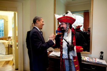 Obama Talking To A Pirate
