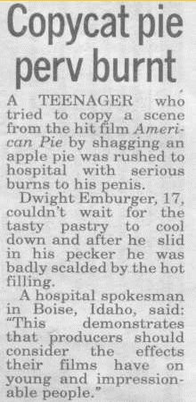 Copycat Pie Perv Burnt