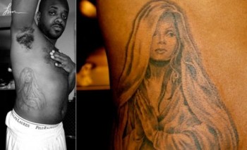 Virgin Mary Tattoo