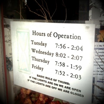 Hours of Operation