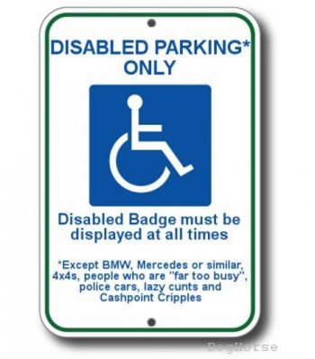 Diabled Parking Only