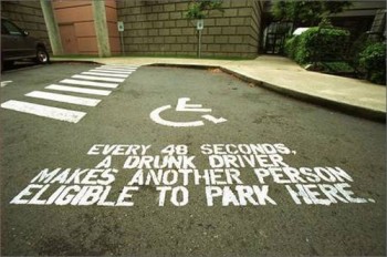 Drunk Driving Parking Spot