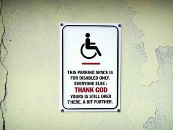 Handicap Sign