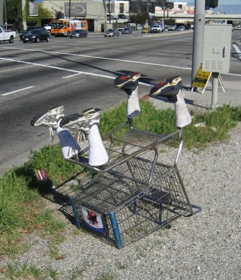Shopping Cart With Feet