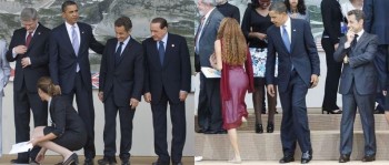 Presidents Checking Out Ass