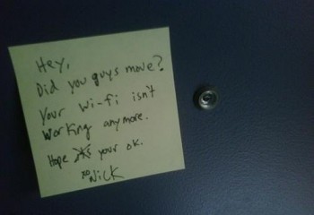 WiFi Post-It Note