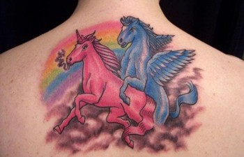 Unicorn Sex Tattoo