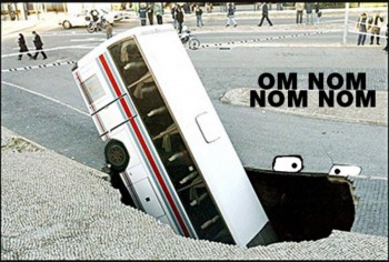 Om Nom Nom Nom Eats A Bus