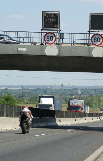 Speeding Motorcycle