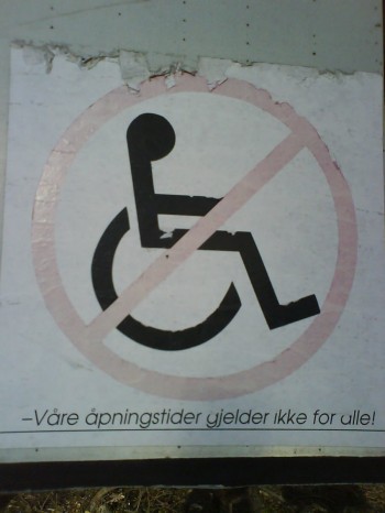 No Wheelchairs Allowed