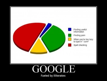 Google Usage Pie Chart