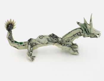One Dollar Bill Dragon