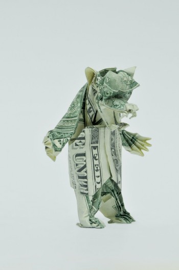 One Dollar Bill Bear