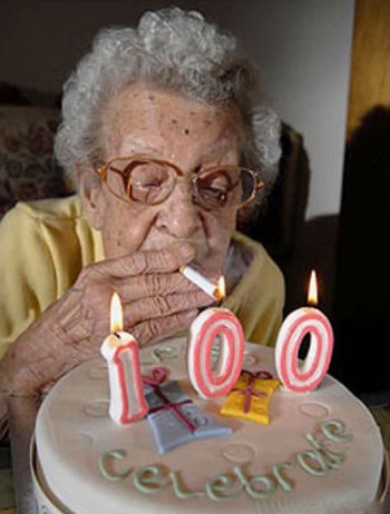 Centennial Birthday Smoke
