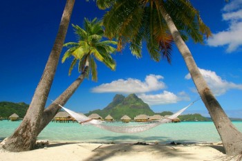 Bora Bora Village In The Water