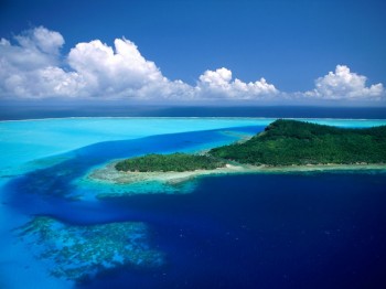 Bora Bora Village In The Water