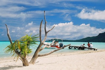 Bora Bora Village In The Water