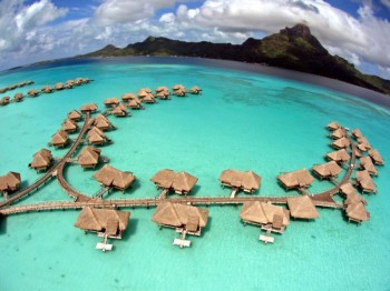 Bora Bora Village In The Water