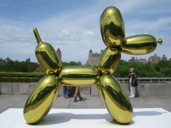 Gold Balloon Dog