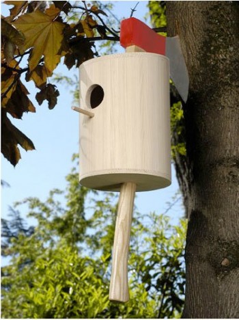 Axe Bird House