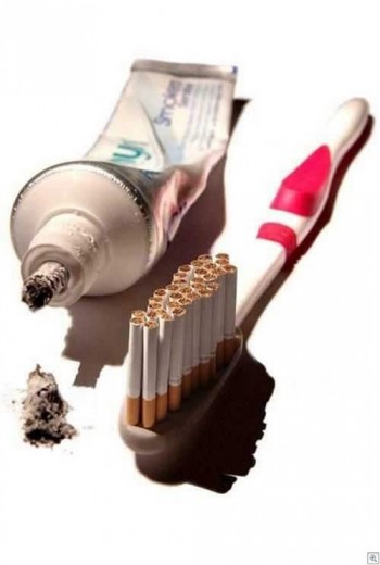 Smoking Tooth Brush