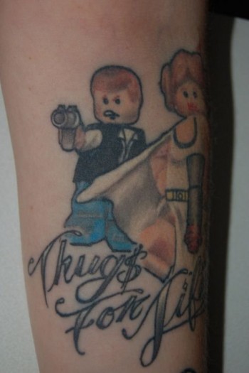 Lego Thugs For Life Tattoo