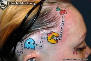 Pac Man Tattoo