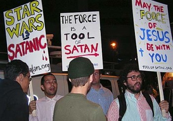 Star Wars Protesters
