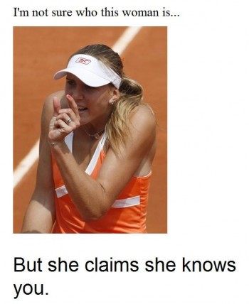 I'm Not Sure Who This Woman Is...