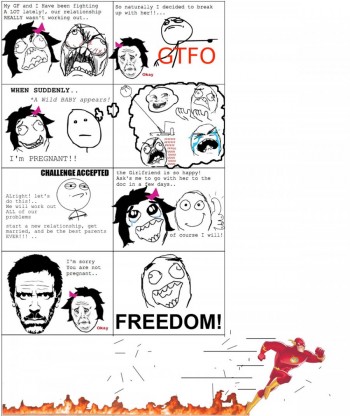 Sweet freedom!