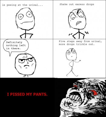 Peeing rage