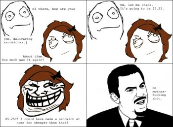 Delivery rage