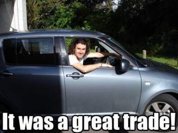 I got a new car for my wife