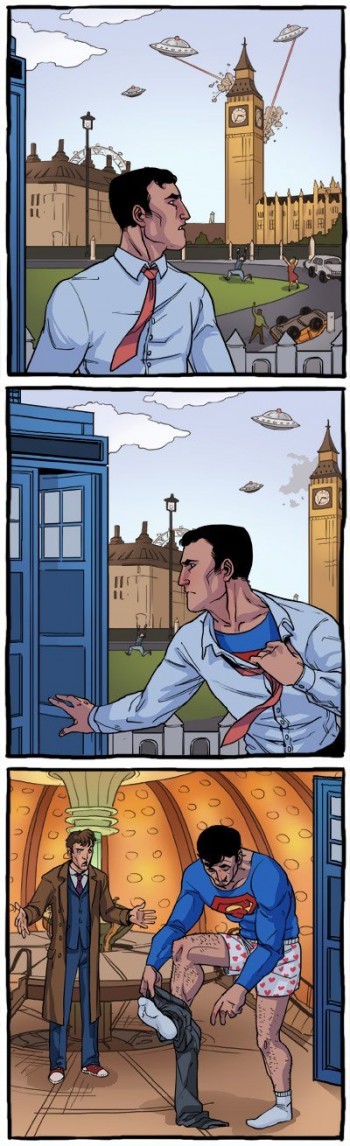 Superman's Booth