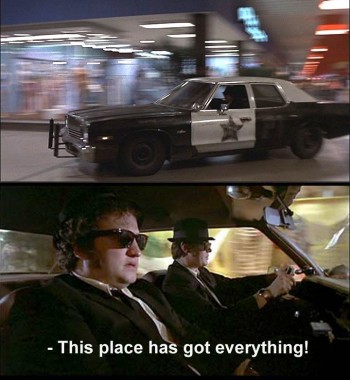 The Blues Brothers Love The Mall