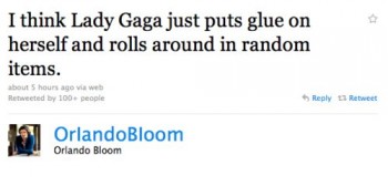 Orlando Bloom On Lady Gaga