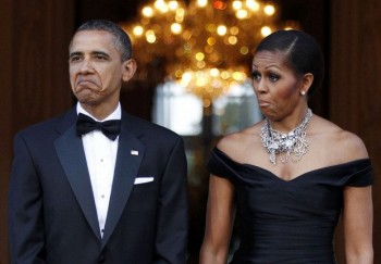 President & First Lady Are Impressed