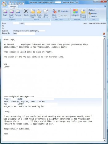 Anonymous Email