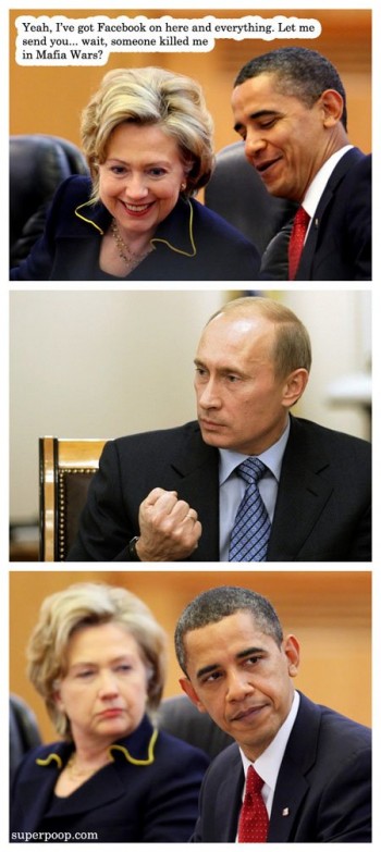 Obama Facebookin'