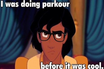 Aladdin Was Doing Parkour