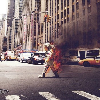 Flaming Astronaut