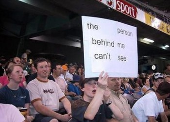 Sign At The Game