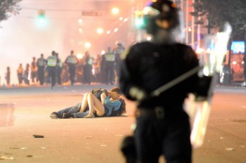 During A Riot