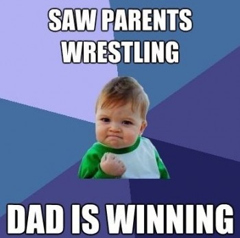 Parents Wrestling