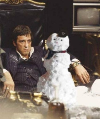 Coke Snowman
