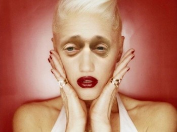 Gwen Stefani with Steve Buscemi's Eyes