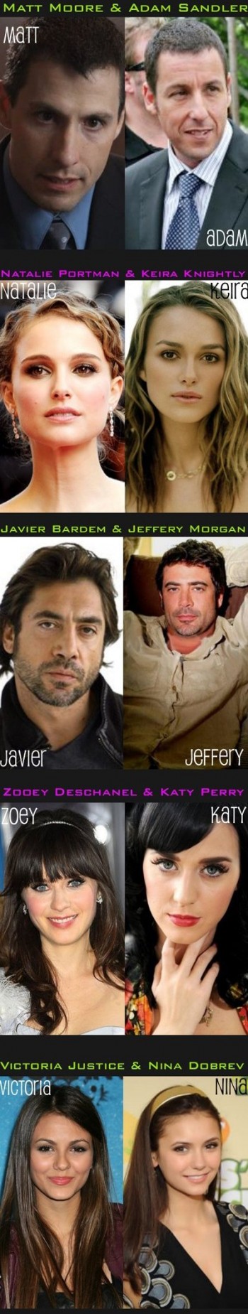 Celebrity Twins