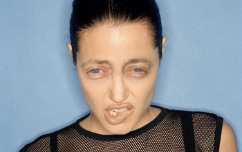 Angelina Jolie with Steve Buscemi's Eyes
