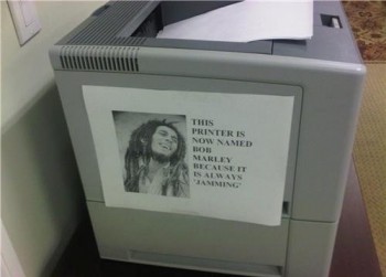 Bob Marley Printer